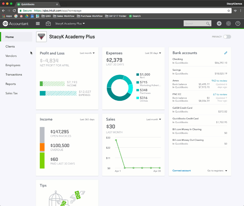 how to add credit card statements in quickbooks online