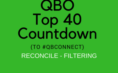 QBO Top 40 Countdown (to #QBConnect) Reconcile – Filtering