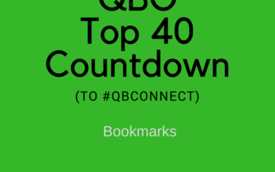 QBO Top 40 Countdown (to #QBConnect) – Bookmarks