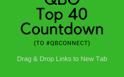 QBO Top 40 Countdown (to #QBConnect) – Drag & Drop Links to New Tab