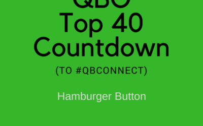 QBO Top 40 Countdown (to #QBConnect) – Hamburger Button