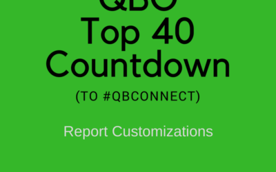 QBO Top 40 Countdown (to #QBConnect) – Report Customizations