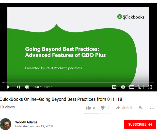QuickBooks Online: Going Beyond Best Practices